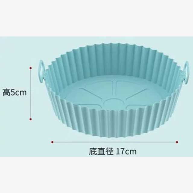 Silicone Tray for Air Fryer with Handle - Non-Stick, Heat-Resistant Cooking Tray for Easy Food Preparation & Cleanup
