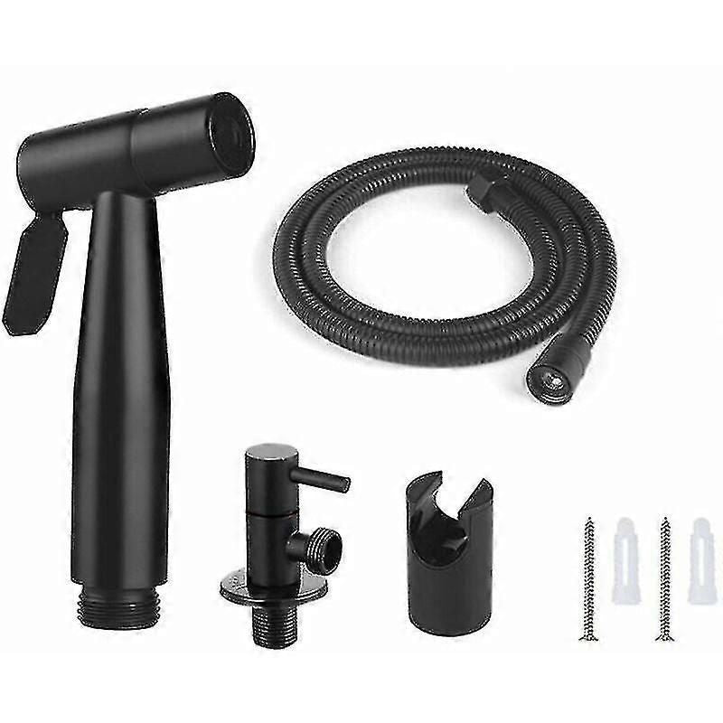 Toilet Hand Shower Bidet Spray 150cm,black