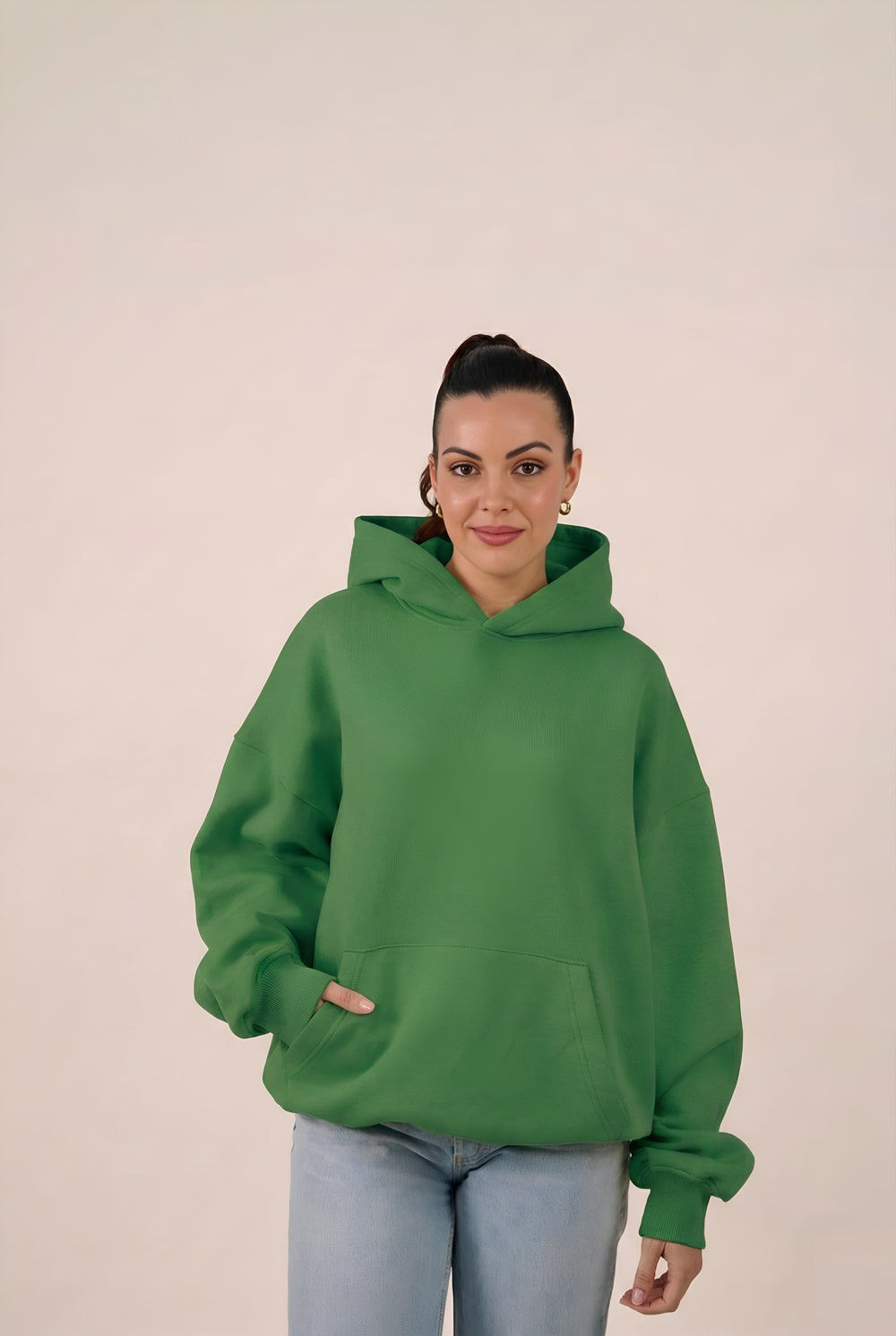 MULU Classic Oversized Hoodie - Green
