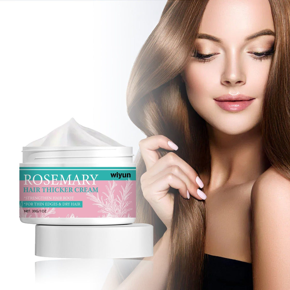 Boost Hair Growth with Rosemary Hair Care Cream, Nourishing, Repairing, Smoothing ,30g
