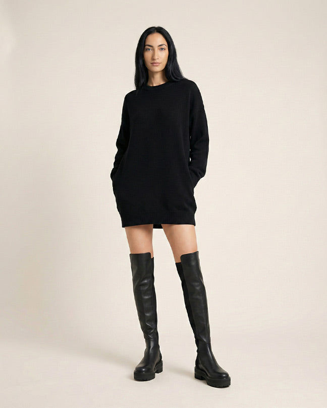 Stuart Weitzman ultralift 5050 Leather Black Over-the-Knee Boots