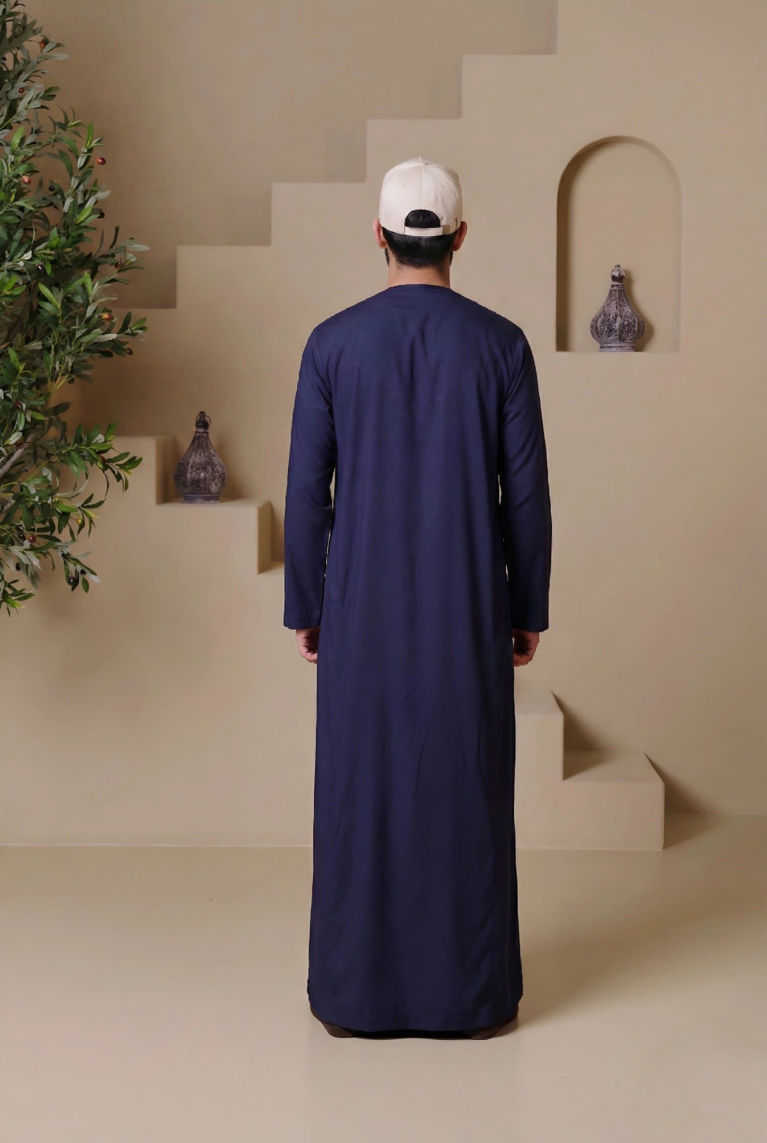 RAYAN Kandura - Navy Blue