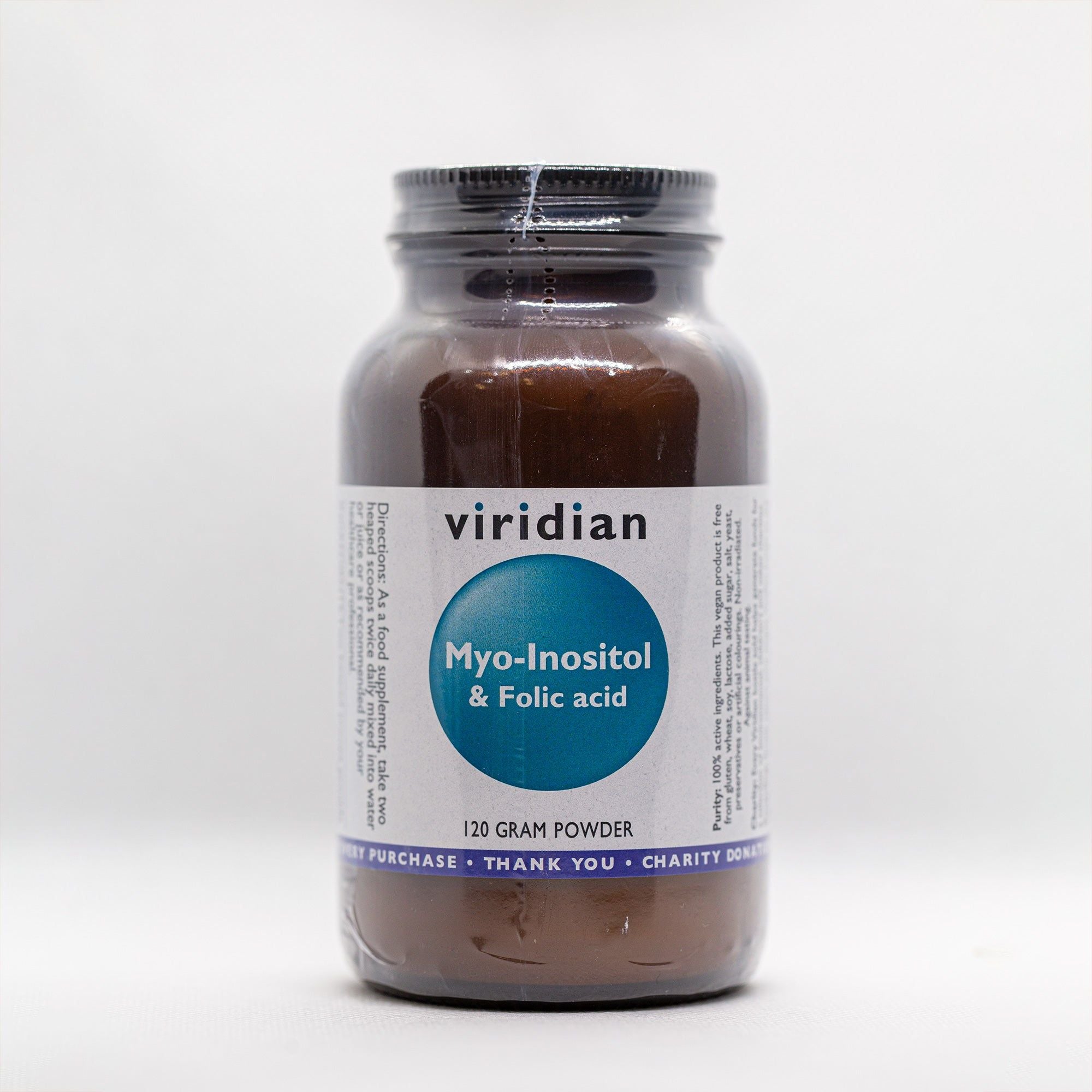 Viridian MyoInositol & Folic Acid Powder 120g