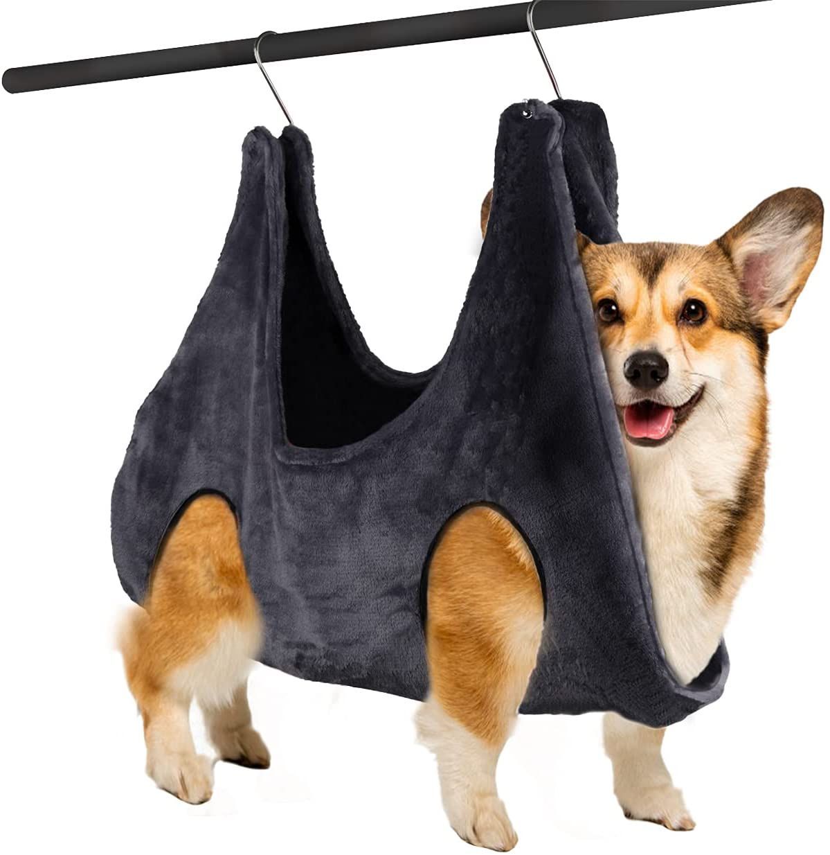 2 In 1 Pet Grooming Nail Trimming Hammock Helper Drying Towel Restraint Bag