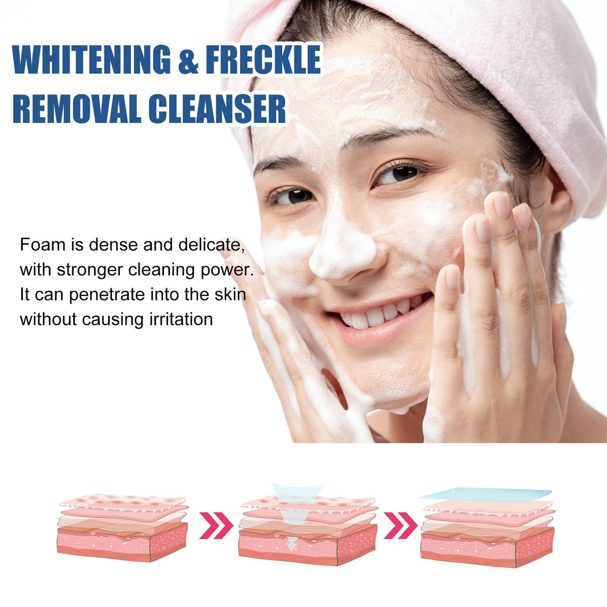 Brighten Skin Moisturizing Facial Cleanser, Hydrates, Reduces Dark Spots, Gentle, All Skin ,150g