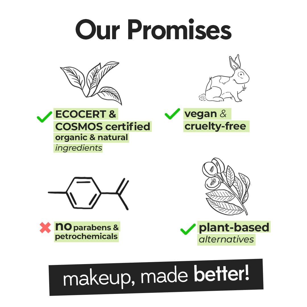 Ruby's Organics Skin Tint Mattifying Liquid Foundation Medium Coverage Matte Finish Breathable Natural 30 ml