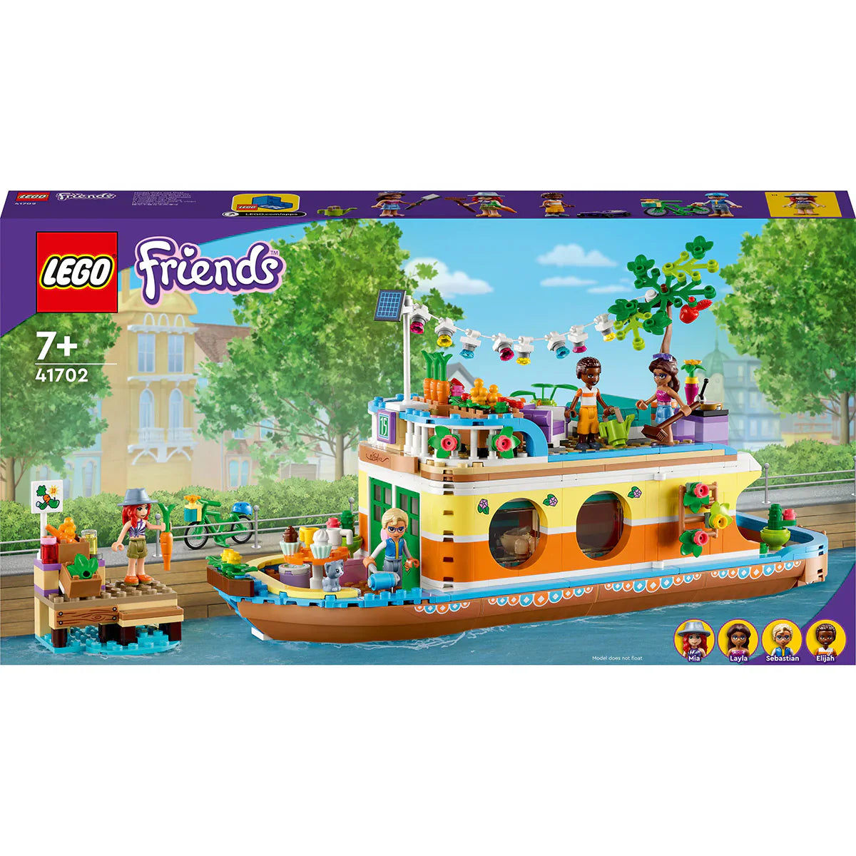 LEGO® Friends Canal Houseboat 41702 Building Kit (737 Pieces)