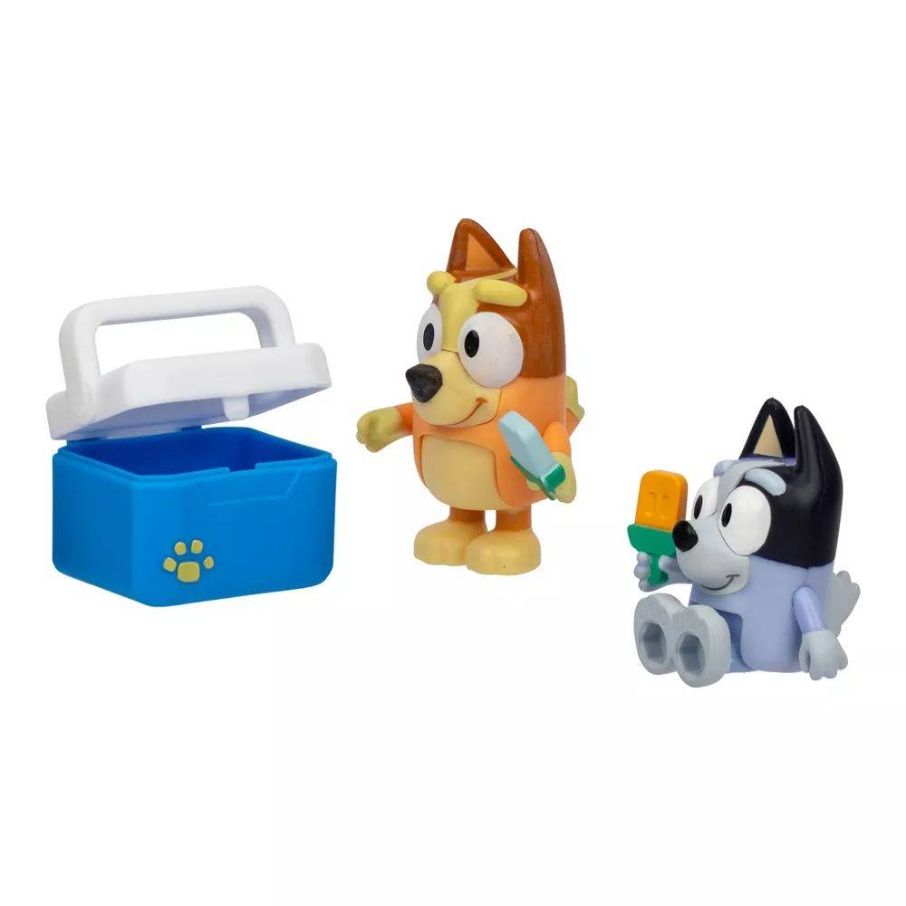 Bluey Lets Play Chef Ice Blocks Figure Pack (6cm, Pack of 2), 3+ years