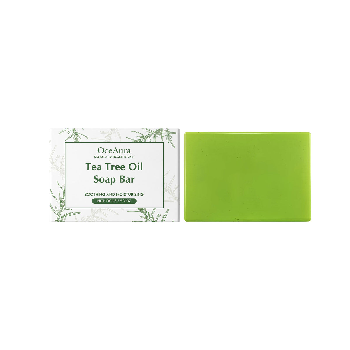 Body Cleansing Soap, Moisturizing, Gentle, Tea Tree Oil, Deep Pore Cleanser ,100g