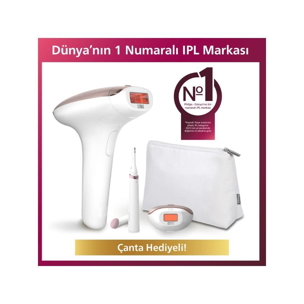 Philips Lumea BRI921/00 Laser Epilation IPL Hair Removal Device + Eyebrow Trimmer, Face + Body + Sensitive Area Use