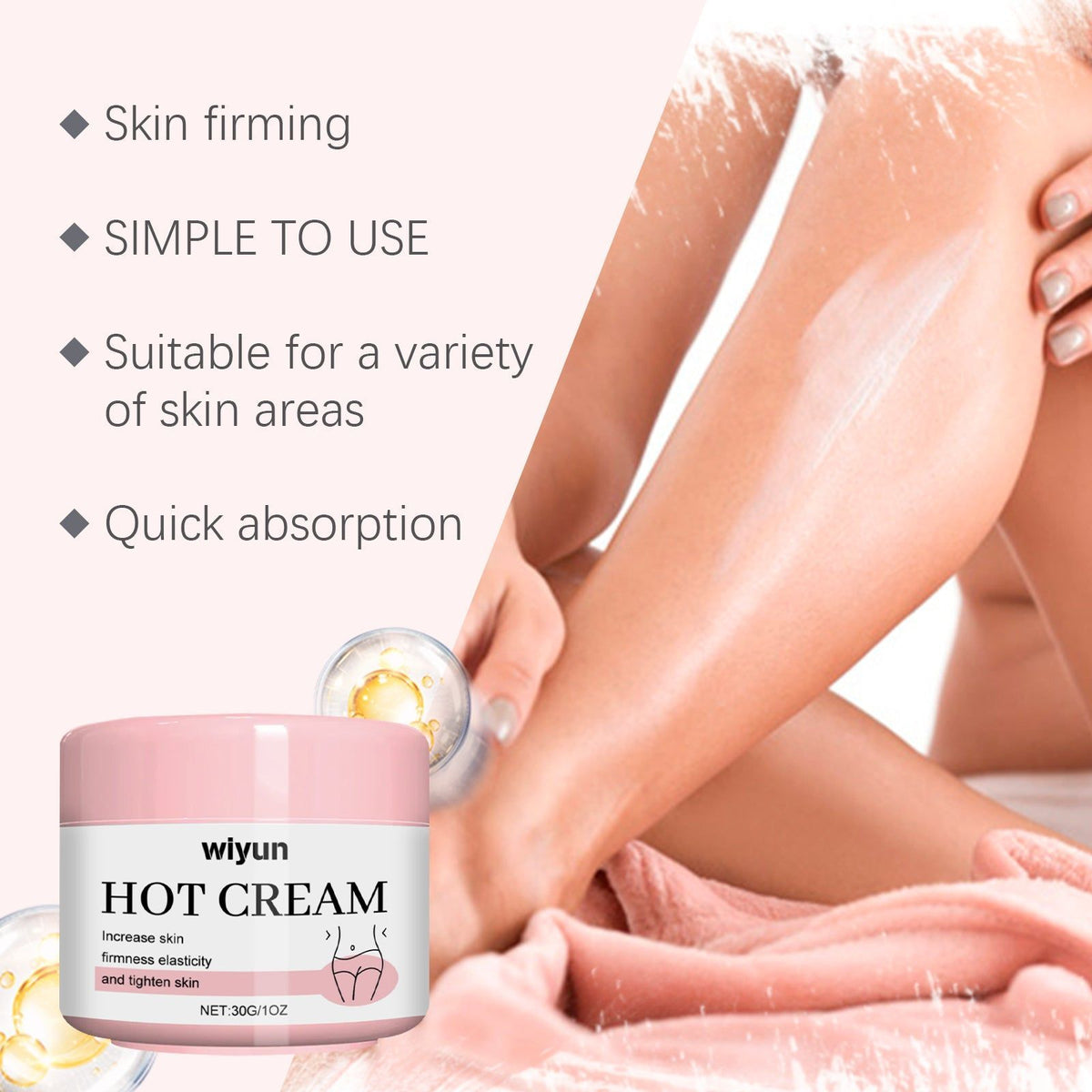 Body Care Cream, Slimming & Moisturizing, Boost Blood Circulation, Easy Weight Loss ,30g