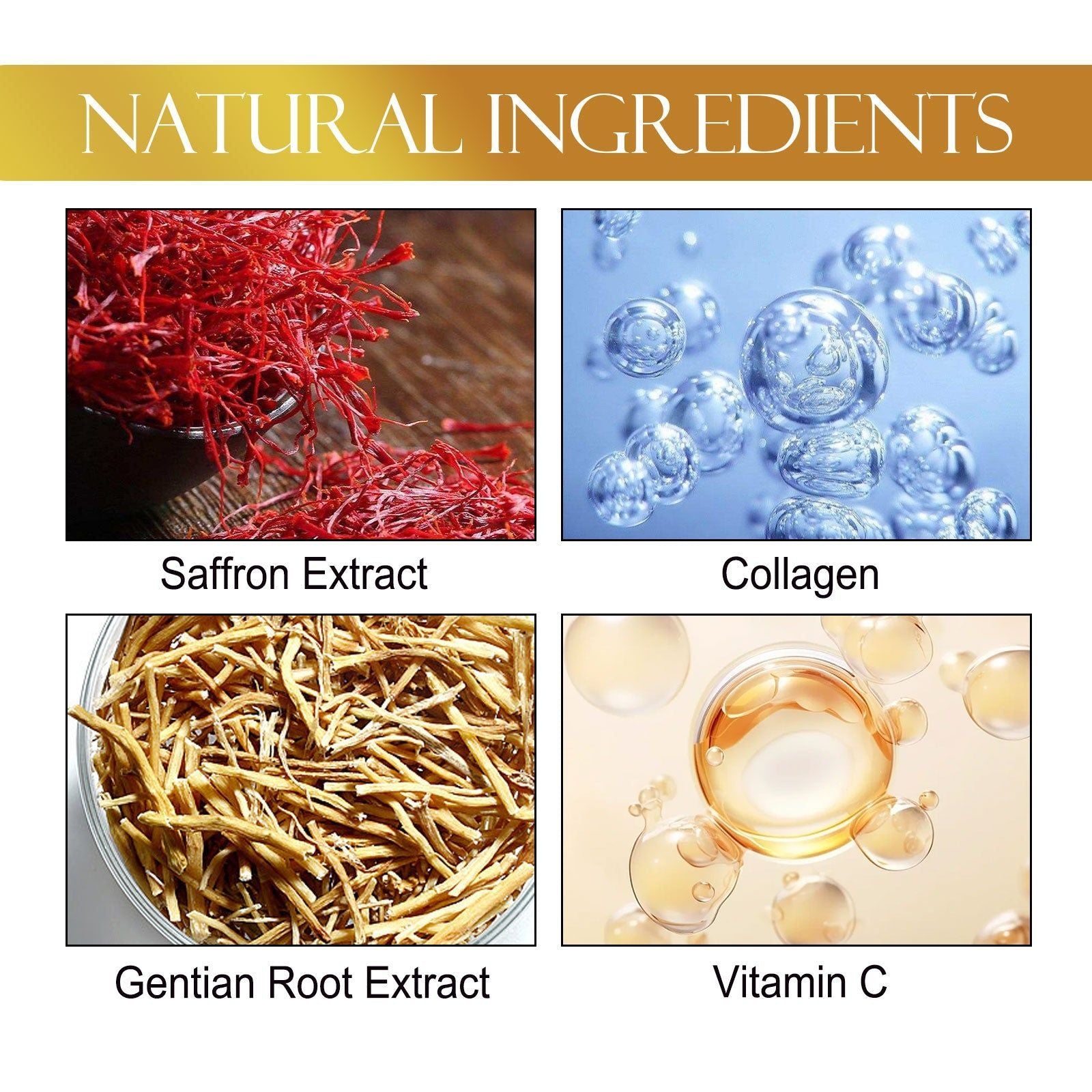 Golden Collagen Cream for Moisturizing Skin, Anti-Aging, Brightening, Firming ,30g
