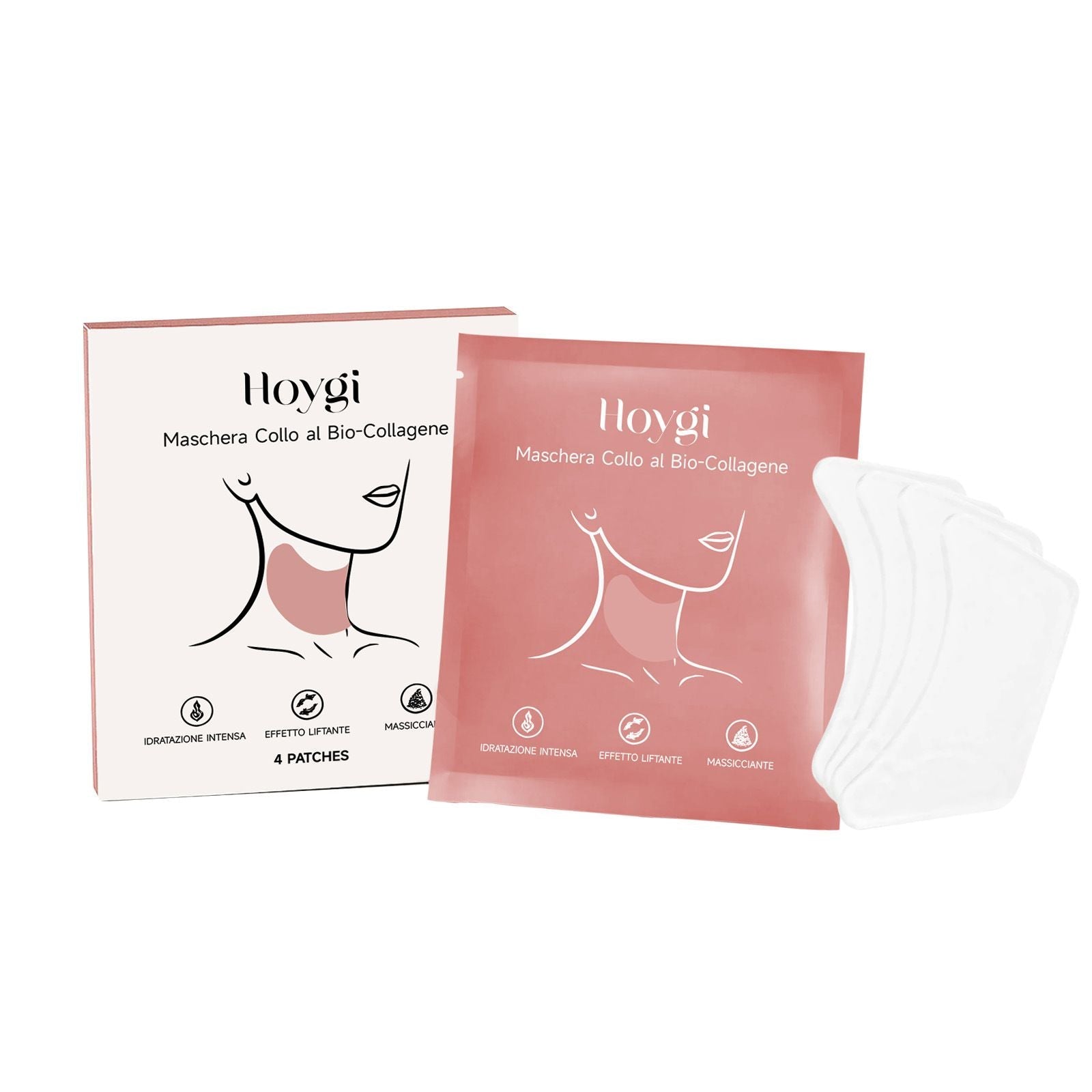 Collagen Neck Mask Patches Hydrating Care 4pcs