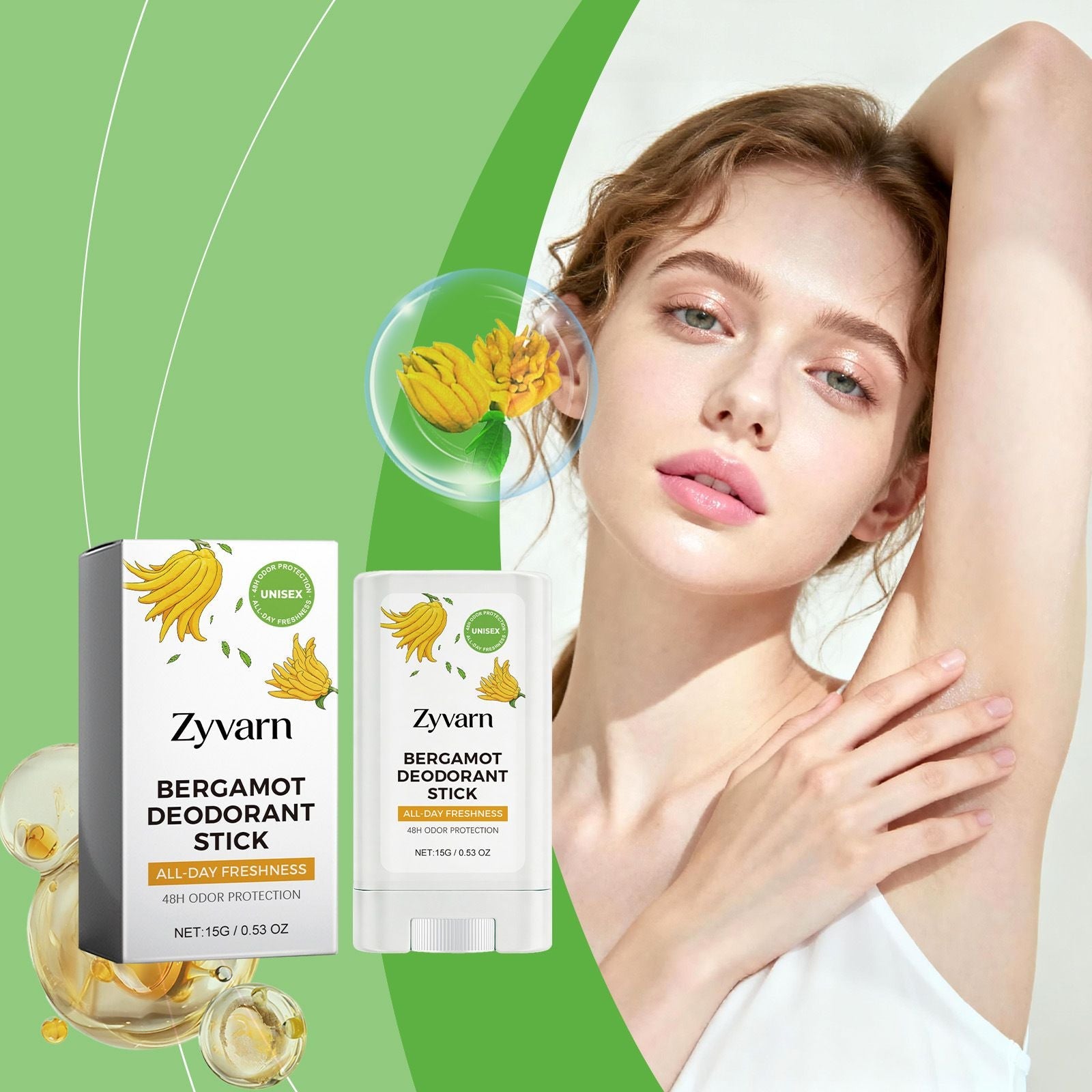 15g Bergamot Deodorant Stick with Fresh and Long Lasting