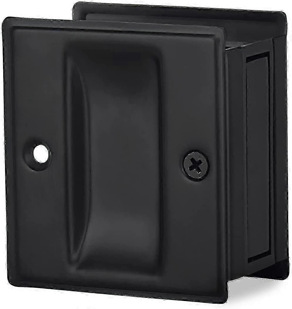 2 Pack Privacy Sliding Door Lock With Pull - Replace Old Or Damaged Pocket Door Lo-k Zy