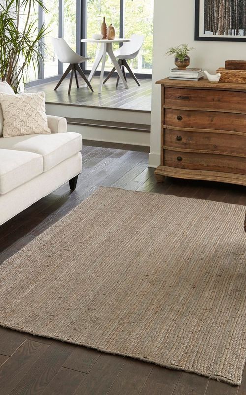 Handmade Braided Natural Jute Grey Floor Area Runner Rug,Floor Carpet Rug For Home Decor
