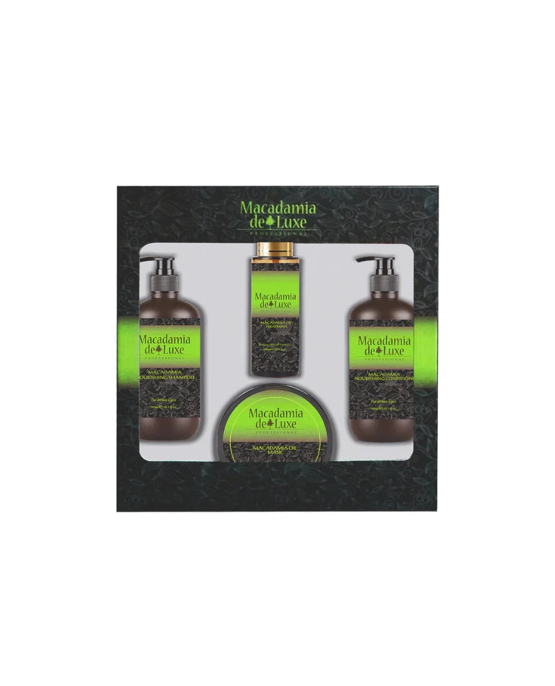 Macadamia De Luxe Hair Set 4 in 1