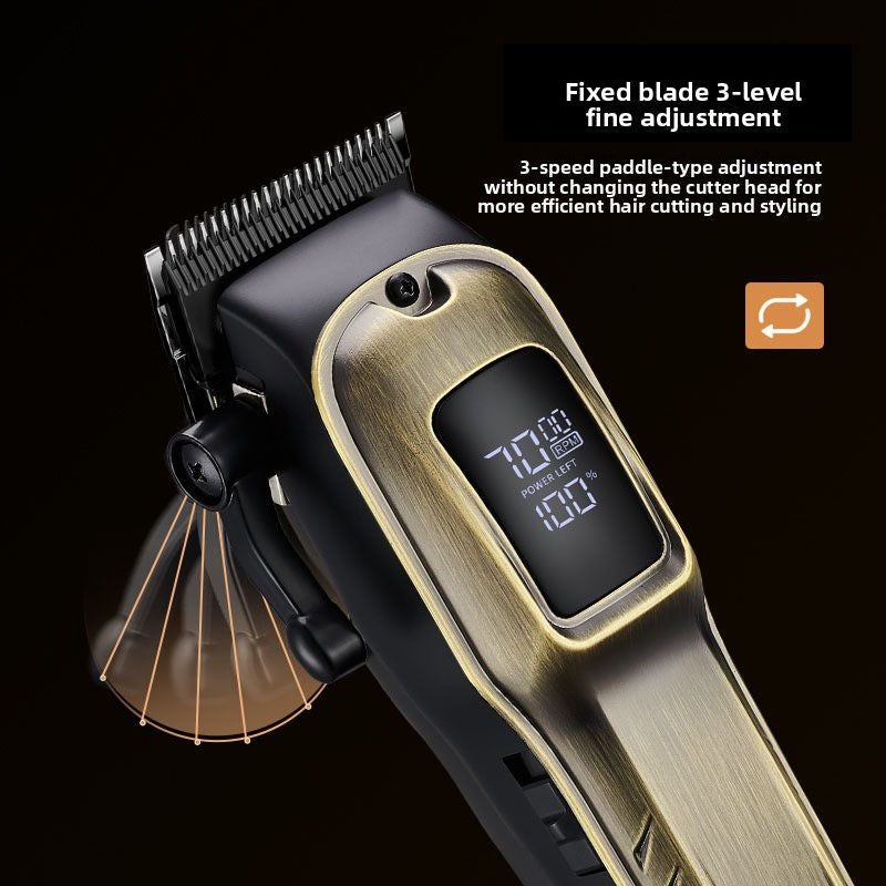USB Rechargeable Hair Clipper with 6 Guide Combs