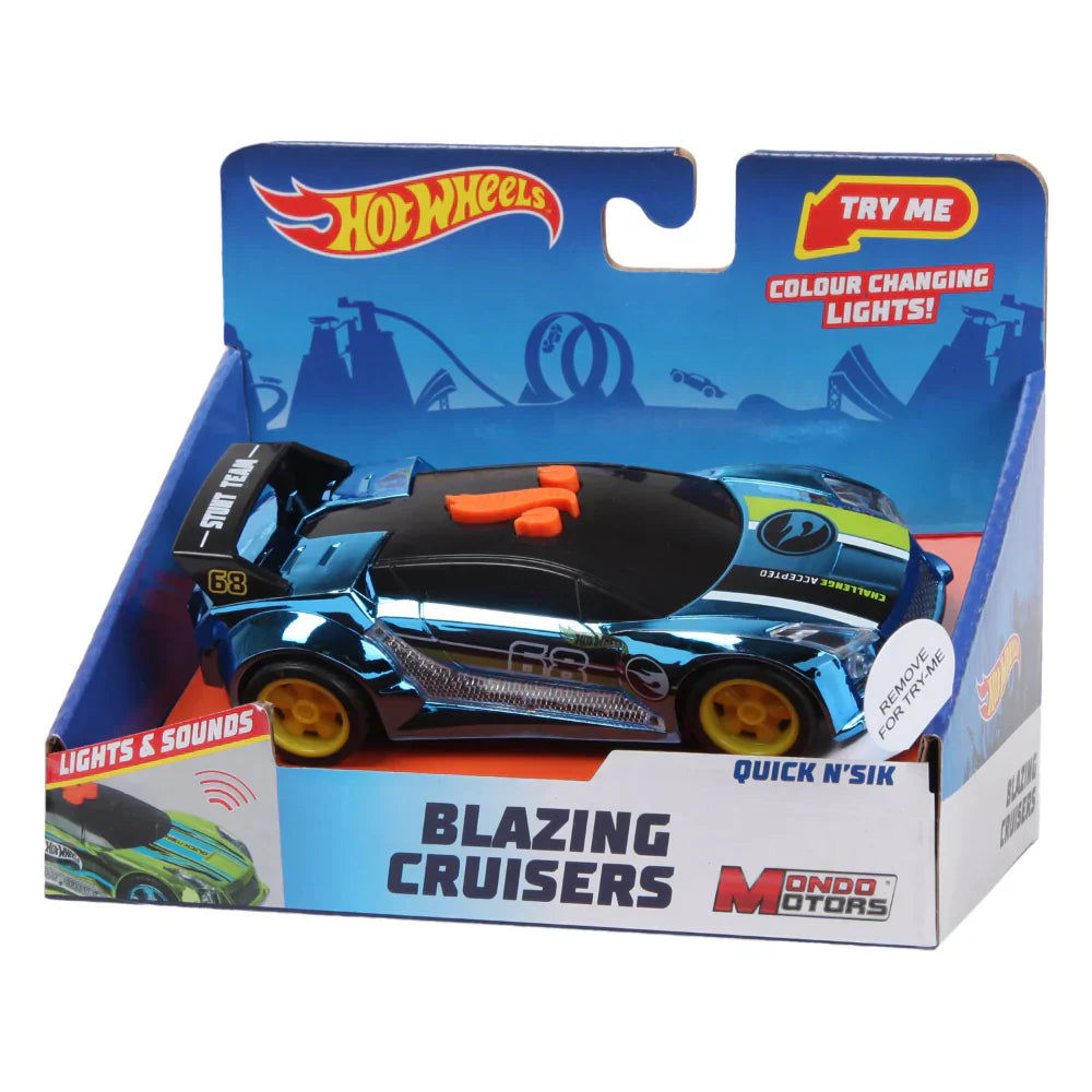 HOTWHEELS L&S BLAZING CRUISERS B/O ASST
