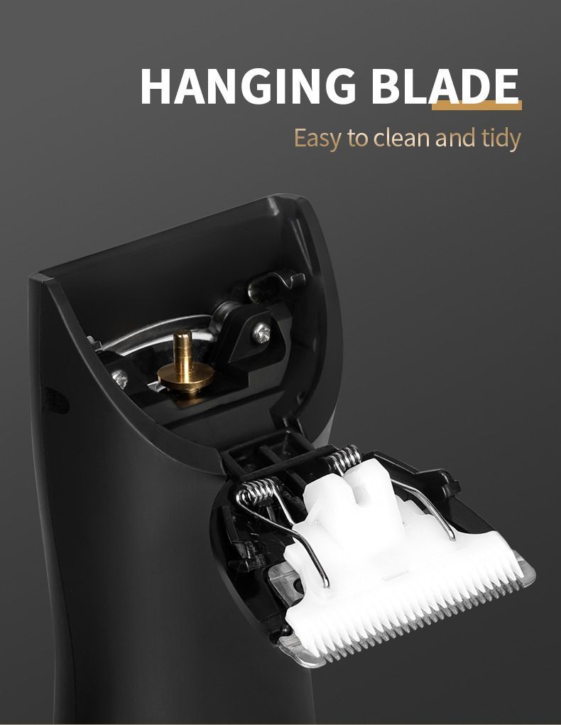 Waterproof Body Hair Trimmer with Digital Display