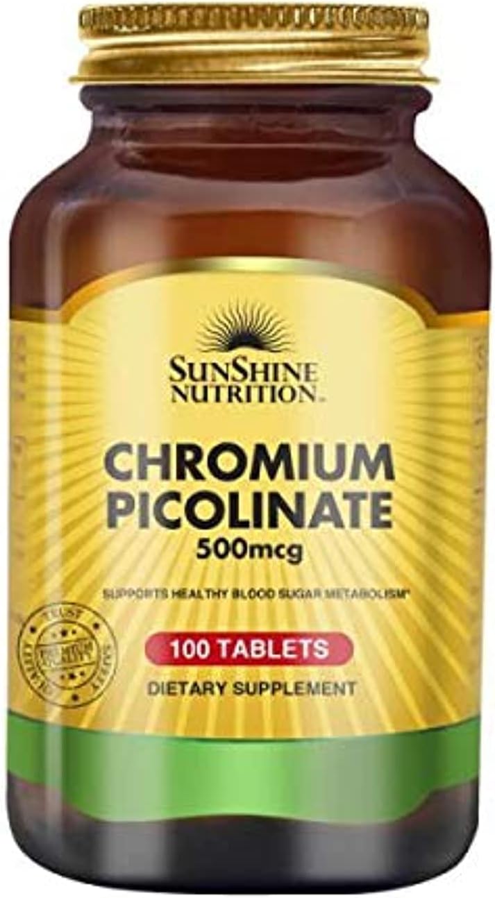Sunshine Nutrition Chromium Picolinate 500mcg Tabs 100