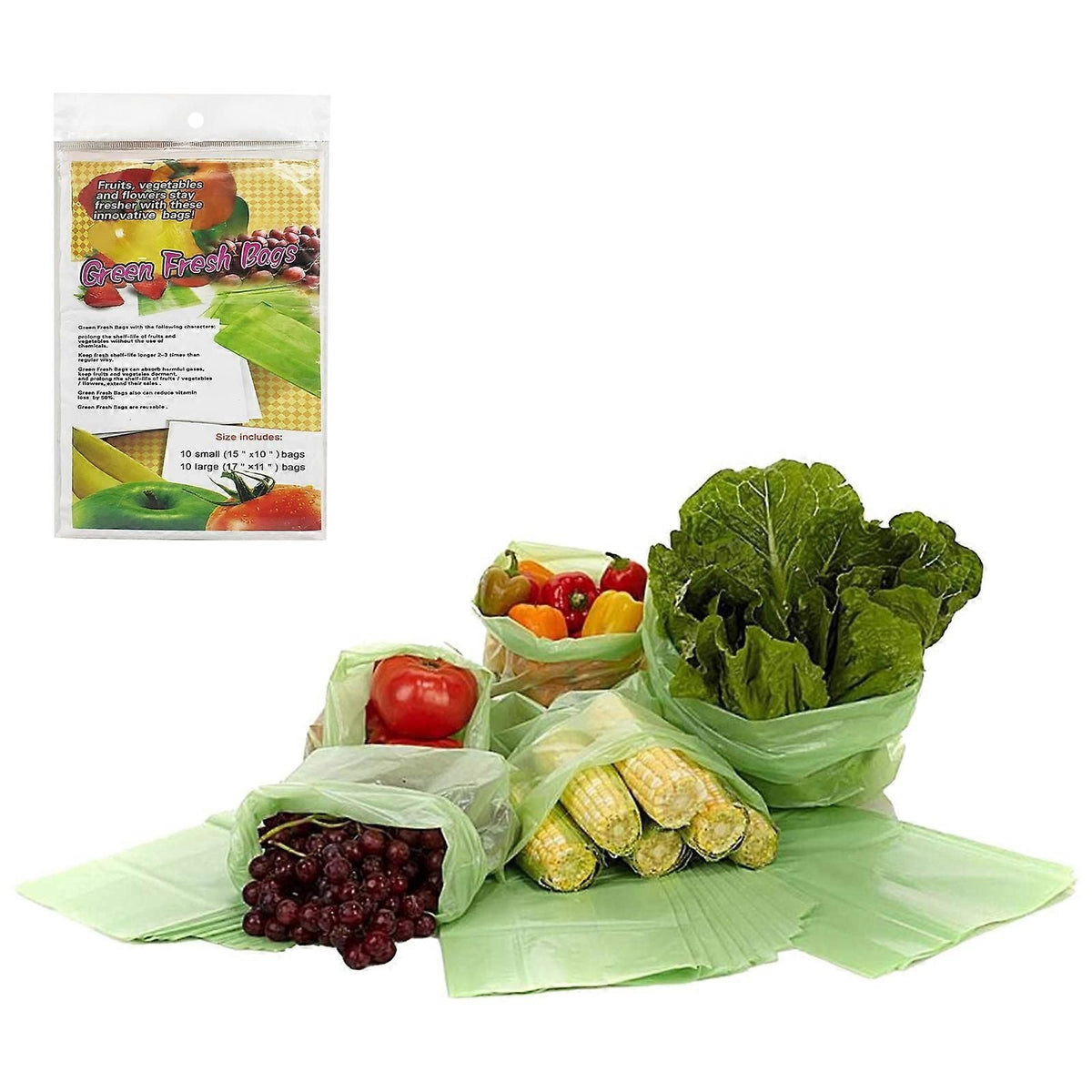 Vegetable Fresh Keeping Bags For Long Lasting Storage