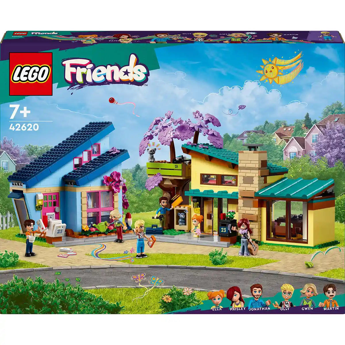 LEGO Friends Olly and Paisley's Family Houses 42620