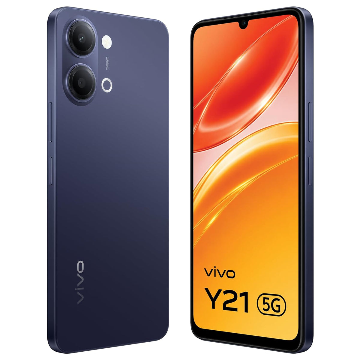 vivo Y21 5G Smartphone, 4GB RAM, 256GB Storage, 6.74" Display, 6500mAh Battery, 44W FlashCharge, Dual SIM
