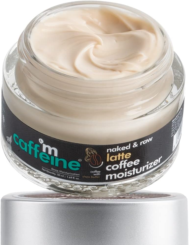 mCaffeine Naked & Raw Latte Coffee Face Moisturizer