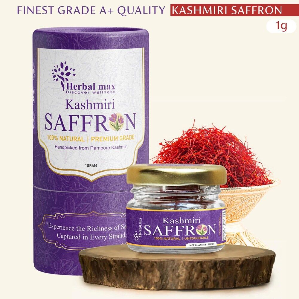Herbal Max Discover Wellness Kashmiri Saffron 1gm
