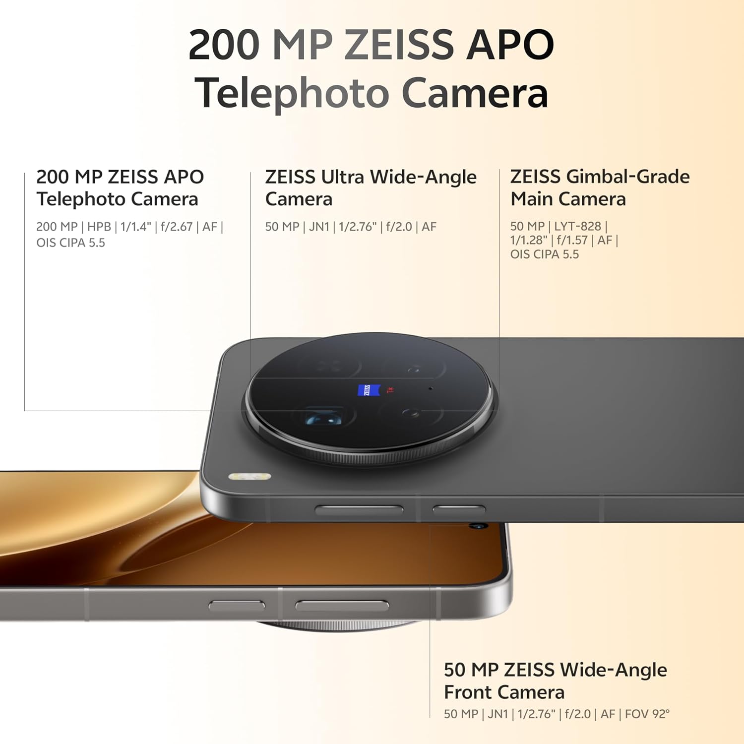 Vivo X300 Pro 5G Smartphone, 16GB RAM, 512GB Storage, 6.78" AMOLED LTPO Display, 200MP ZEISS Camera, 6510mAh Battery