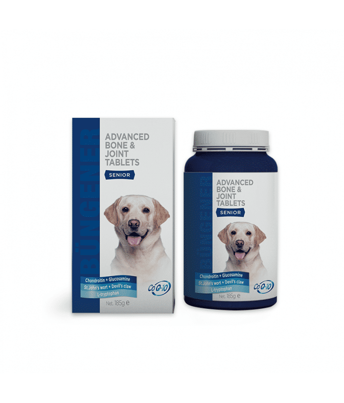 Bungener Advanced Bone & Joint Tablets For Senior Dogs - 185g