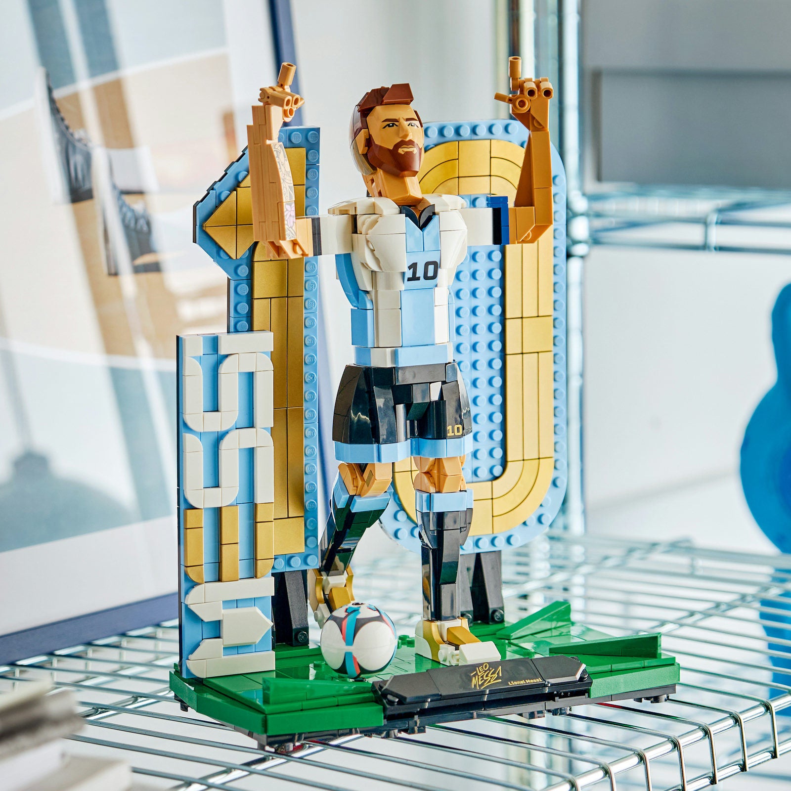 LEGO Editions Lionel Messi Soccer Legend Set 43015 Building Set, 958 Pieces, For Age 12+ Years