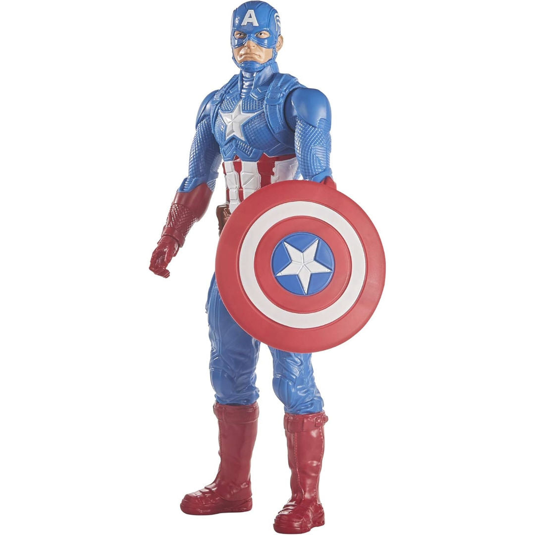 Avengers Titan Hero Blast Gear Captain America Figure, 30cm