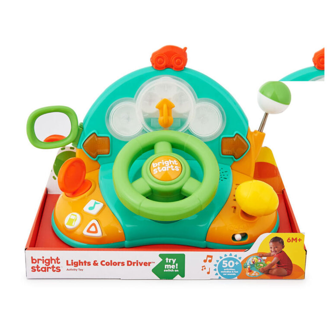 Bright Starts Lights & Colors Driver Toy