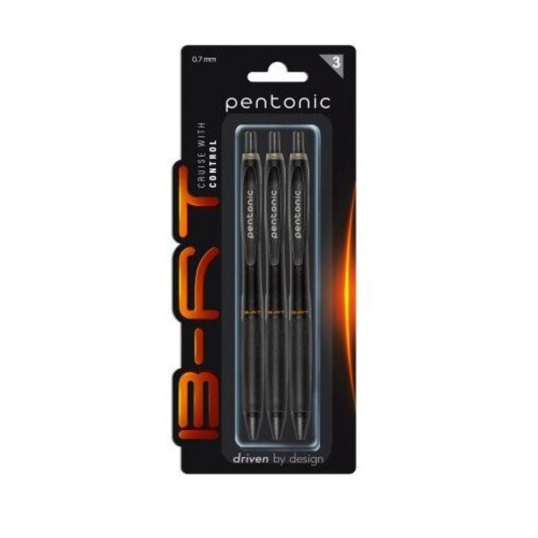 Pentonic B-RT Ball Pen, 0.7mm , 3 pieces