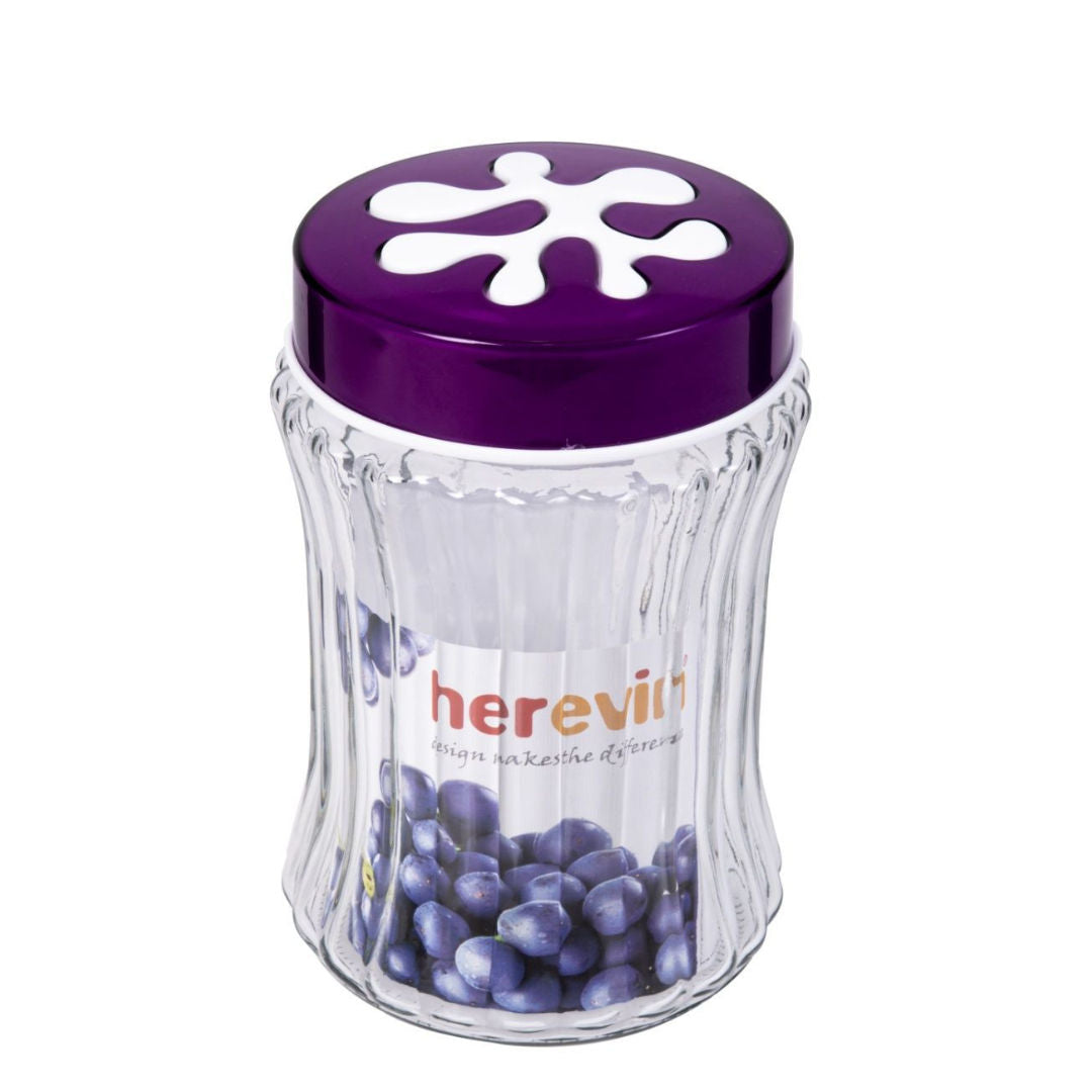 Herevin 1.25L, Canister With Stripes, Model 135904-000