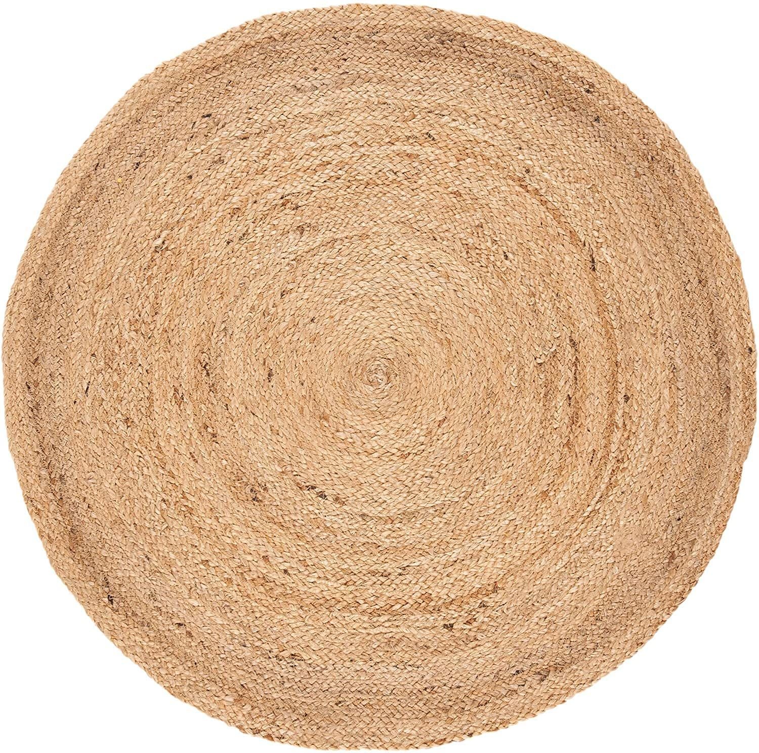 AIESY®  Beautiful Handwoven Jute Reversible Rug for Farmhouse