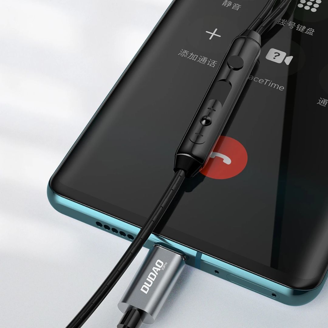 DUDAO X3 USB TYPE-C Devices Super Bass Earplugs Design Stereo Headset with Hi-Fi Audio Wired Headset