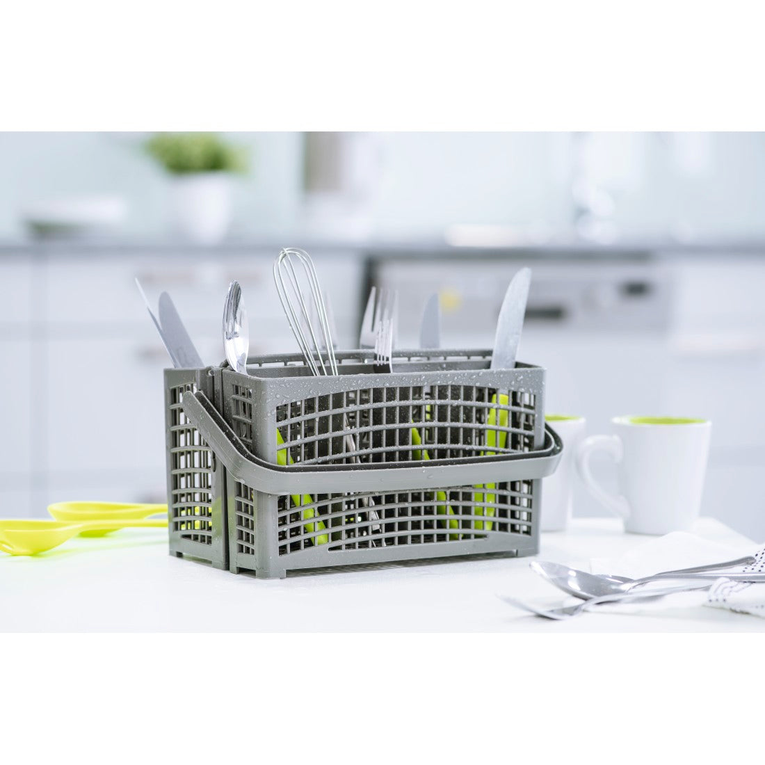 XAVAX 110201 "2in1" Cutlery Basket for Dishwasher