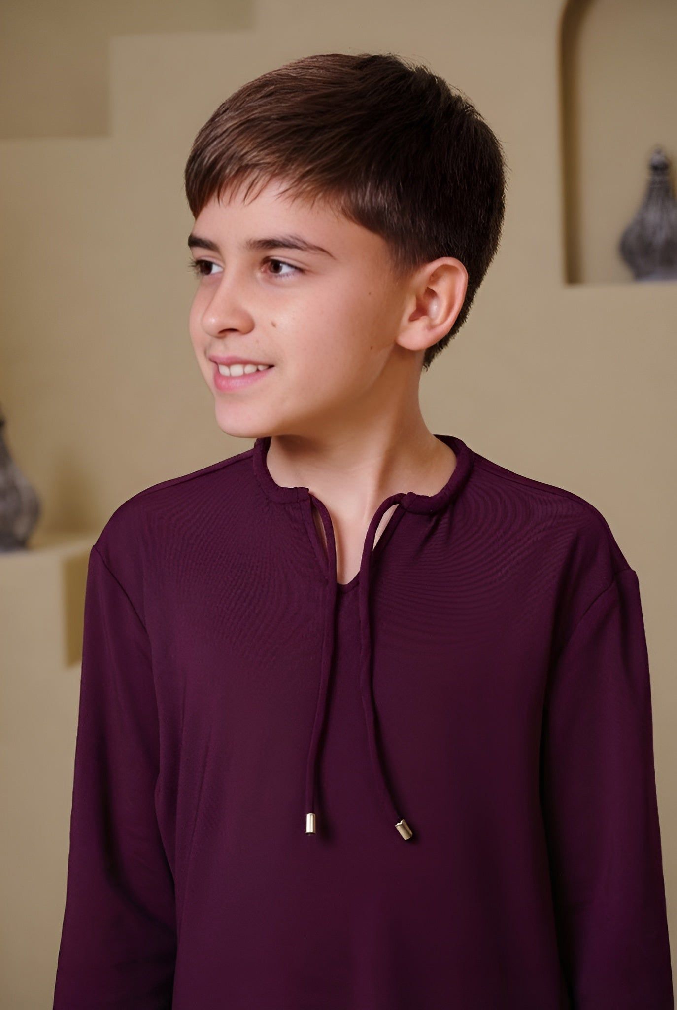 SAHIL Junior Kandura - Maroon