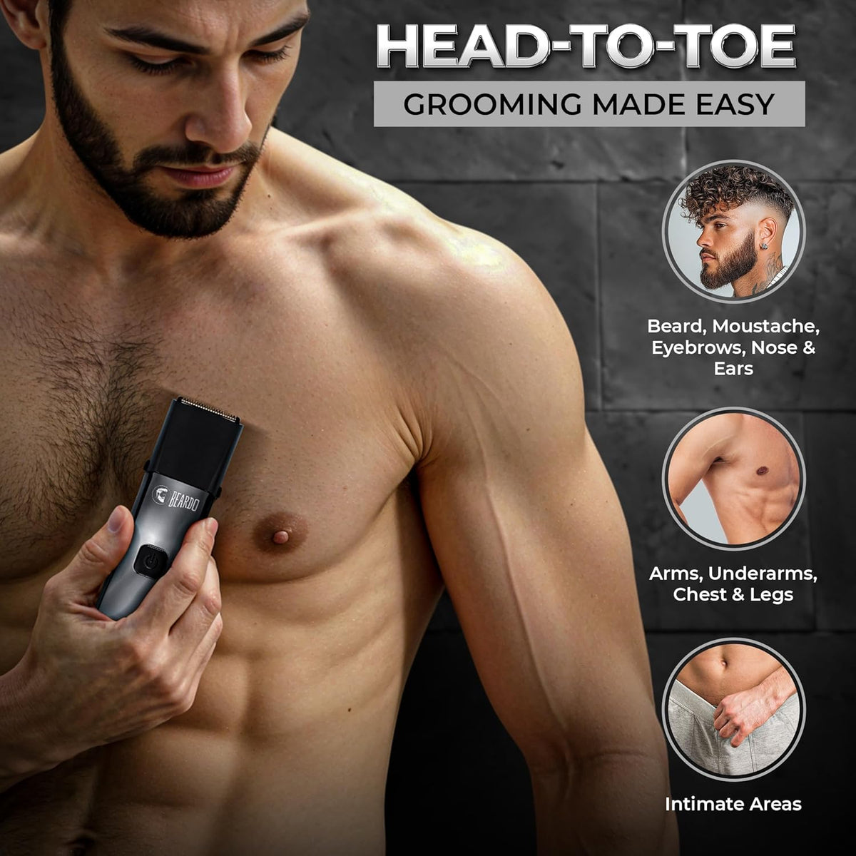 Beardo Chrome Beast Grooming Kit