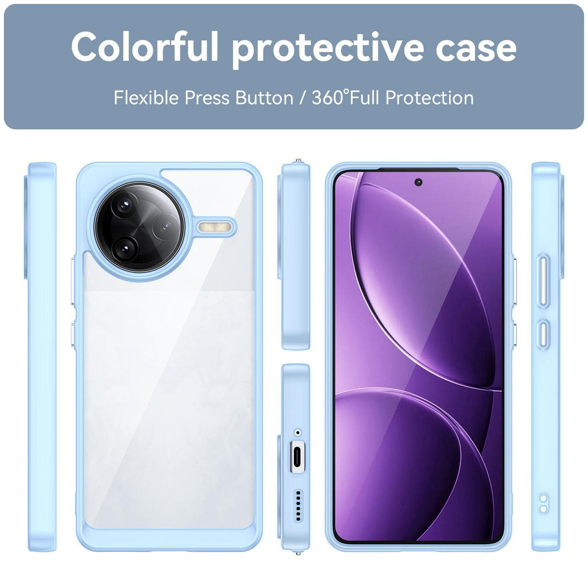 Acrylic + TPU Phone Case For Xiaomi Poco F7 Ultra