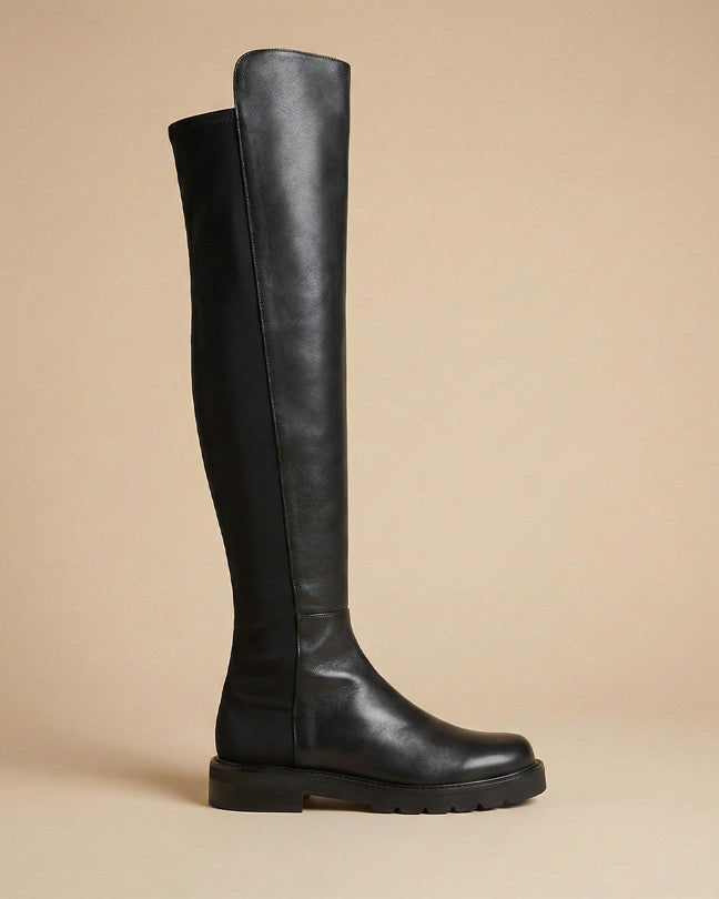 Stuart Weitzman 5050 lift leather boots