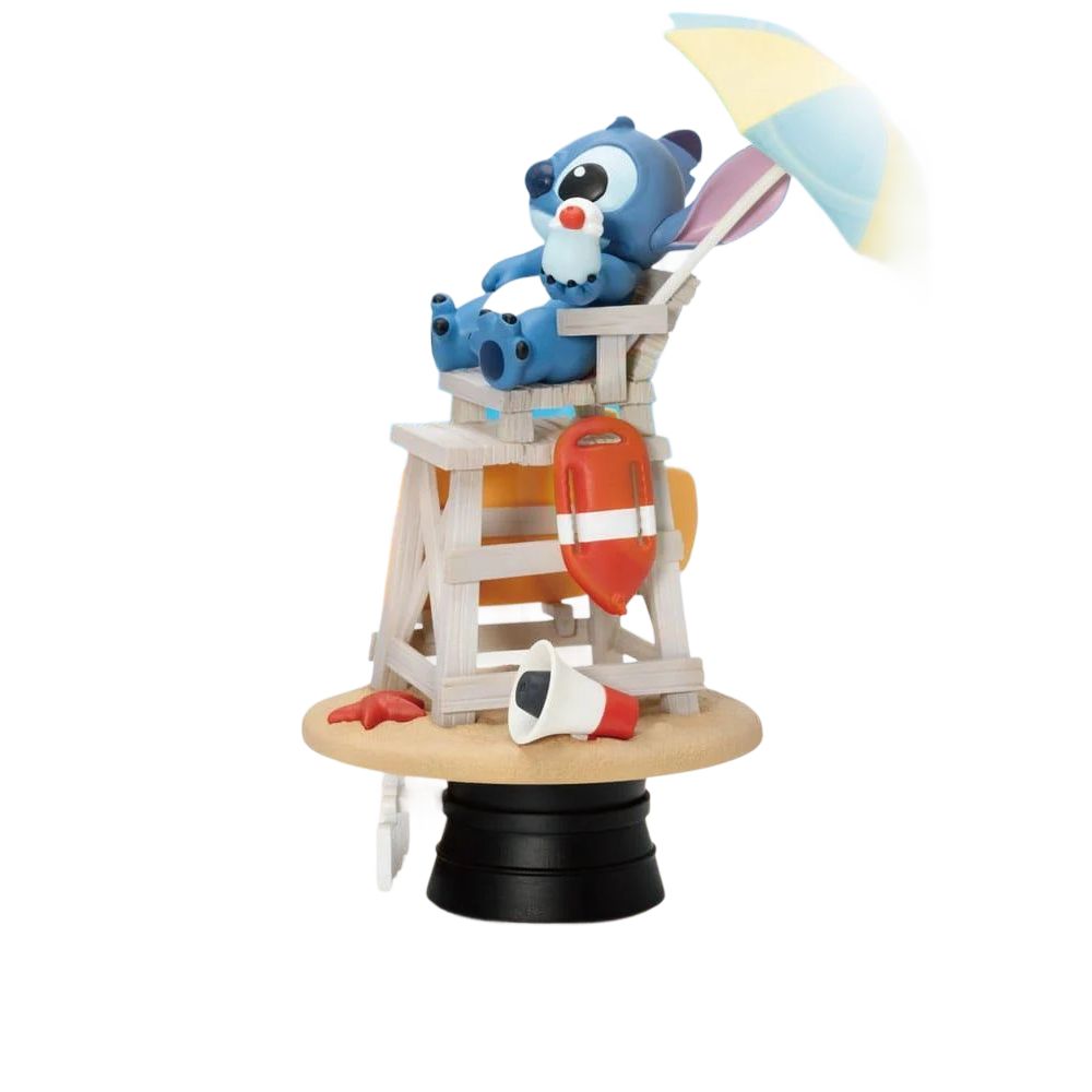 Beast Kingdom D-Stage Disney Lilo & Stitch Stitch Summer Vibe D-Stage 126 Diorama Toy 16.4cm, 15+ years