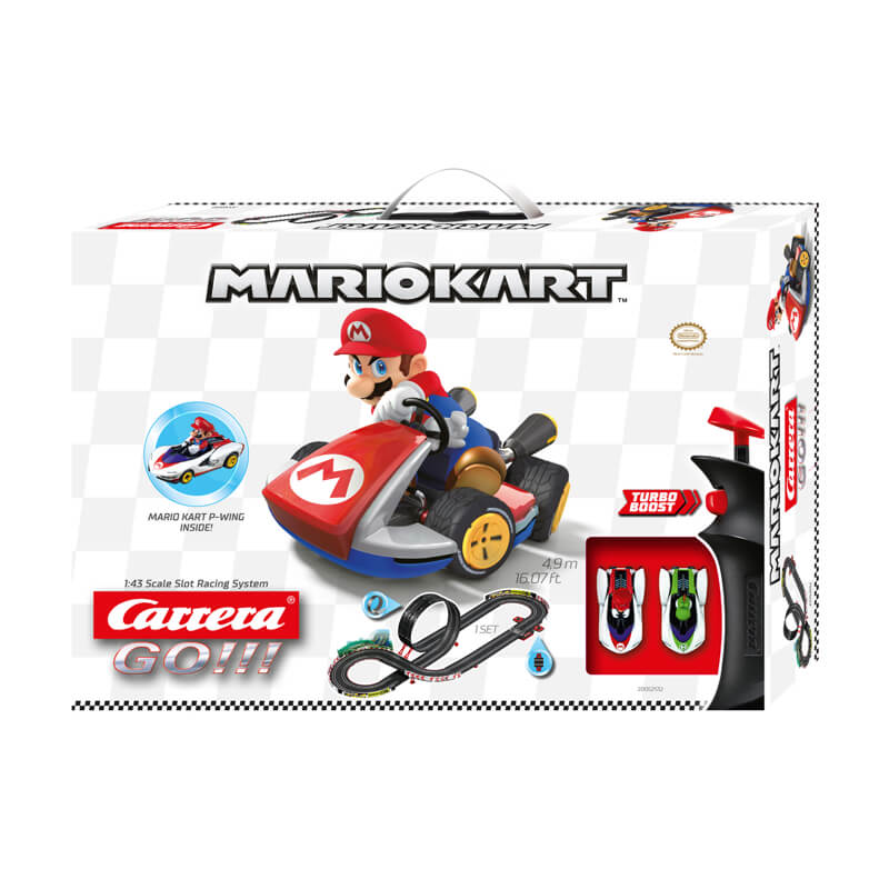 Carrera GO Super Mario Mario Kart P Wing Track Set, 6+ years