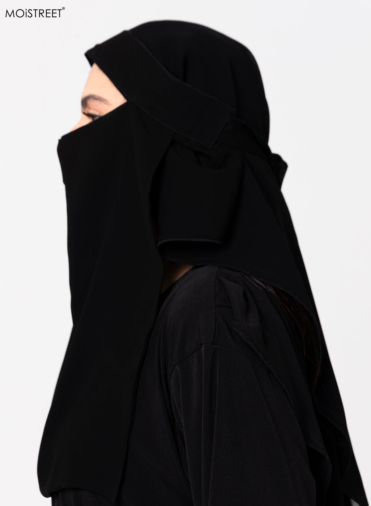 MOiSTREET Niqab Wool Chiffon
