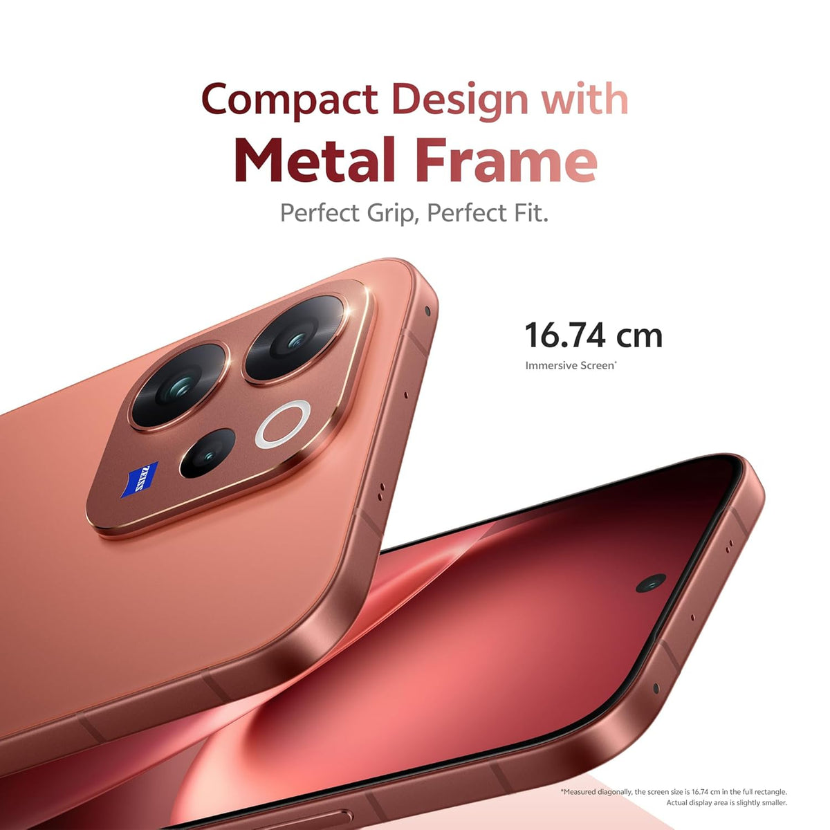 Vivo V70 5G Smartphone 12GB RAM, 6.59" AMOLED Display, ZEISS Triple Camera, 6500mAh Battery