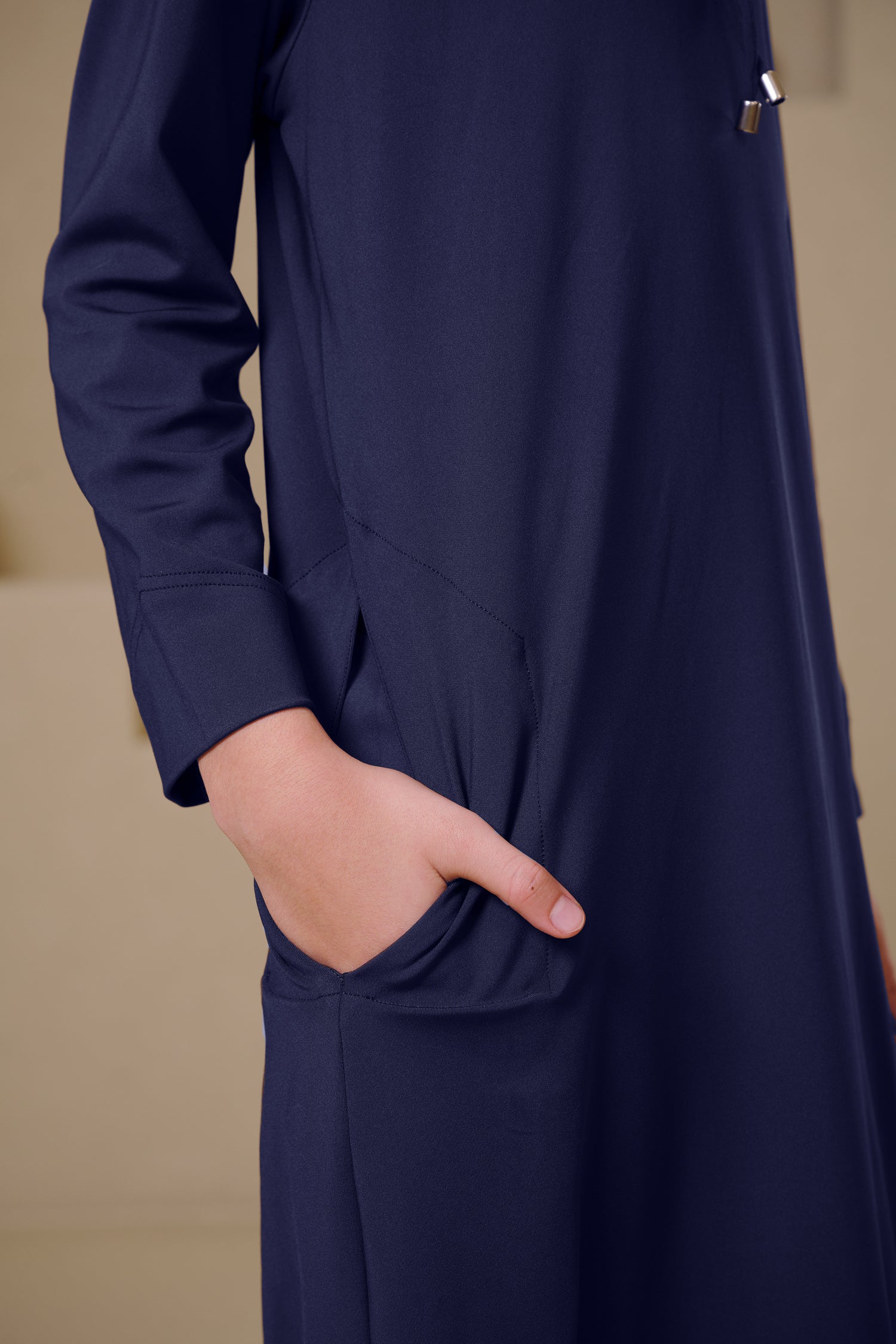 SAHIL Junior Kandura - Navy Blue