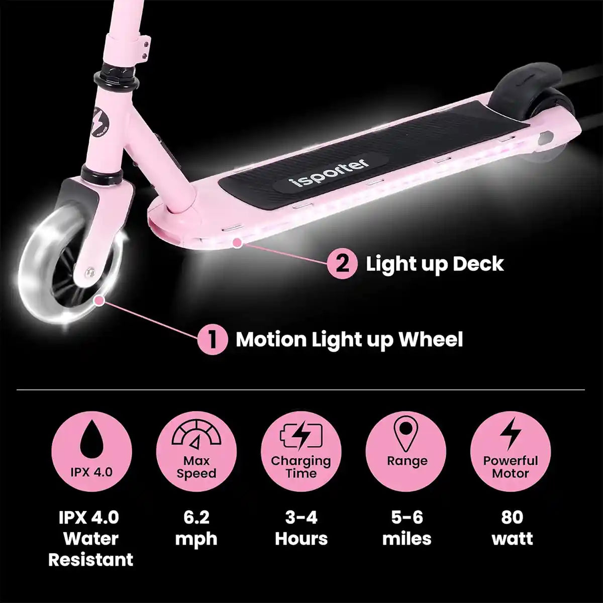 G2 Kids Electric Scooter_Pink